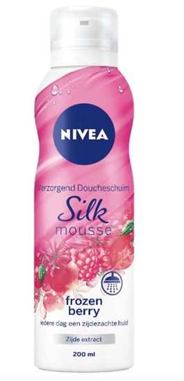 NIVEA DOUCHESCHUIM SILK MOUSSE FROZEN BERRY 200ML